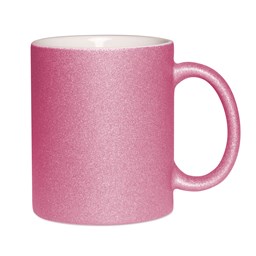 Toon details voor Subli Glitter Mug Pink - beker inhoud 330 ml. Afbeelding van Subli Glitter Mug Pink - beker inhoud 330 ml.